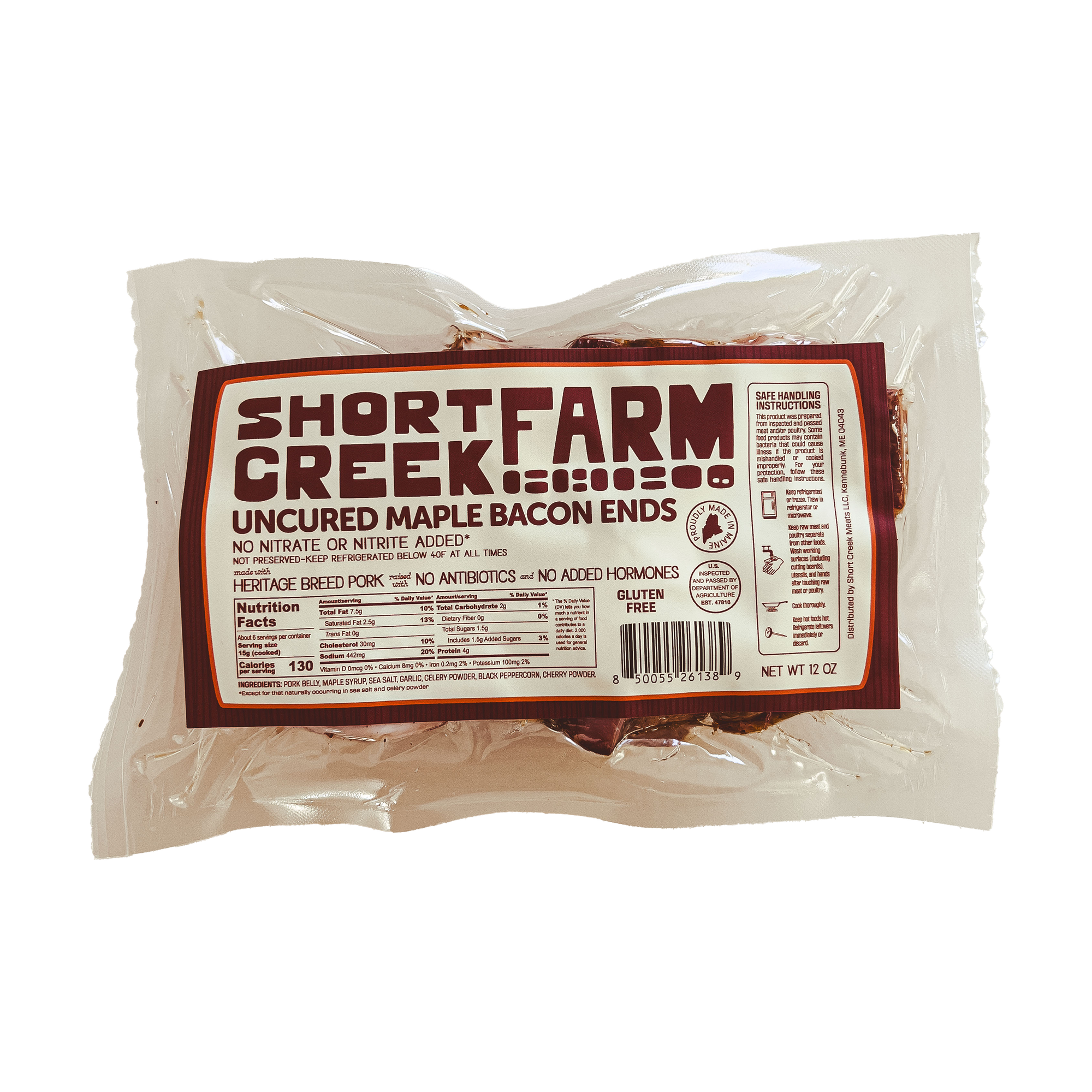 BCMPLE Maple Bacon Ends (8/cs 12oz)