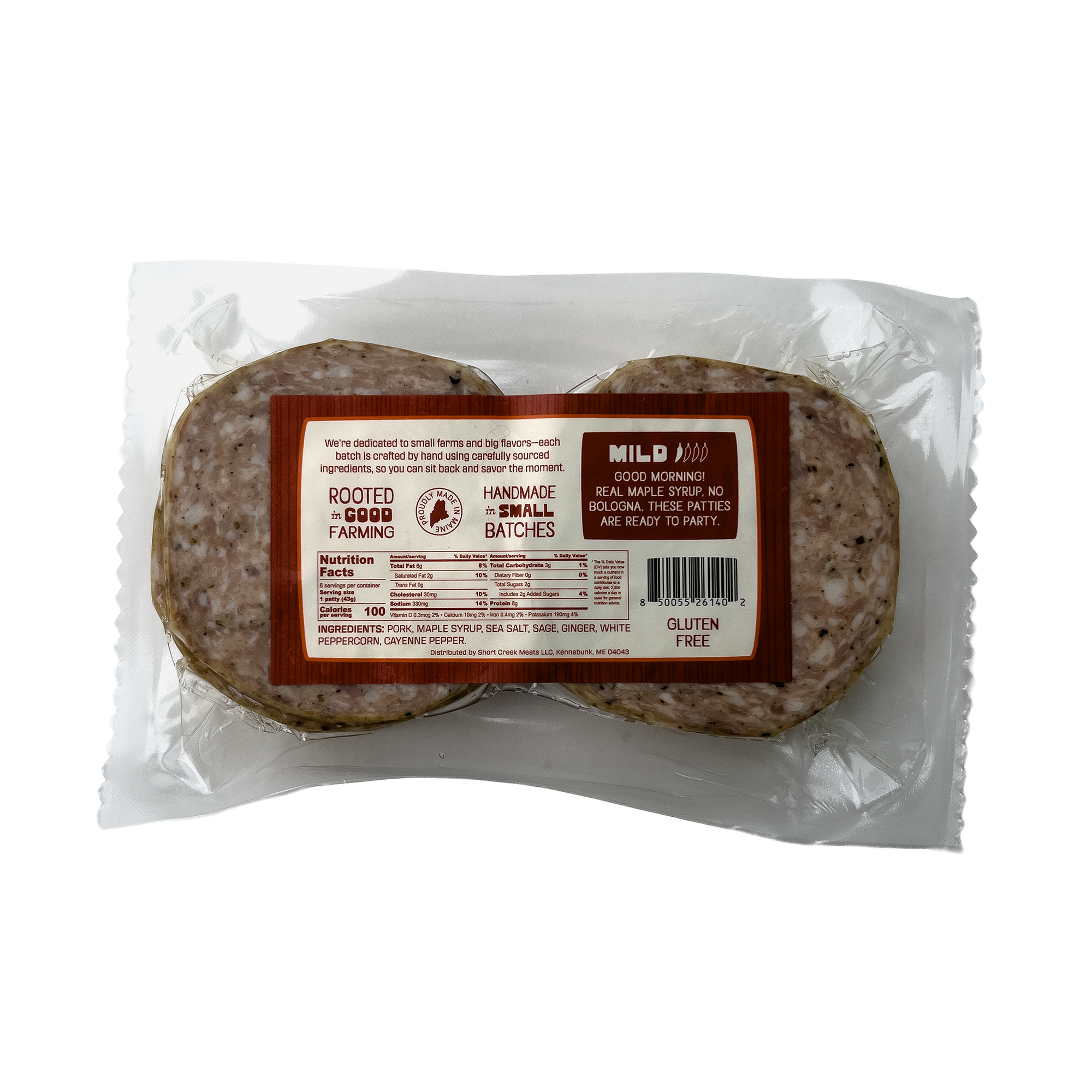 SGMPLPT Maple Breakfast Sausage (8/cs 12oz)
