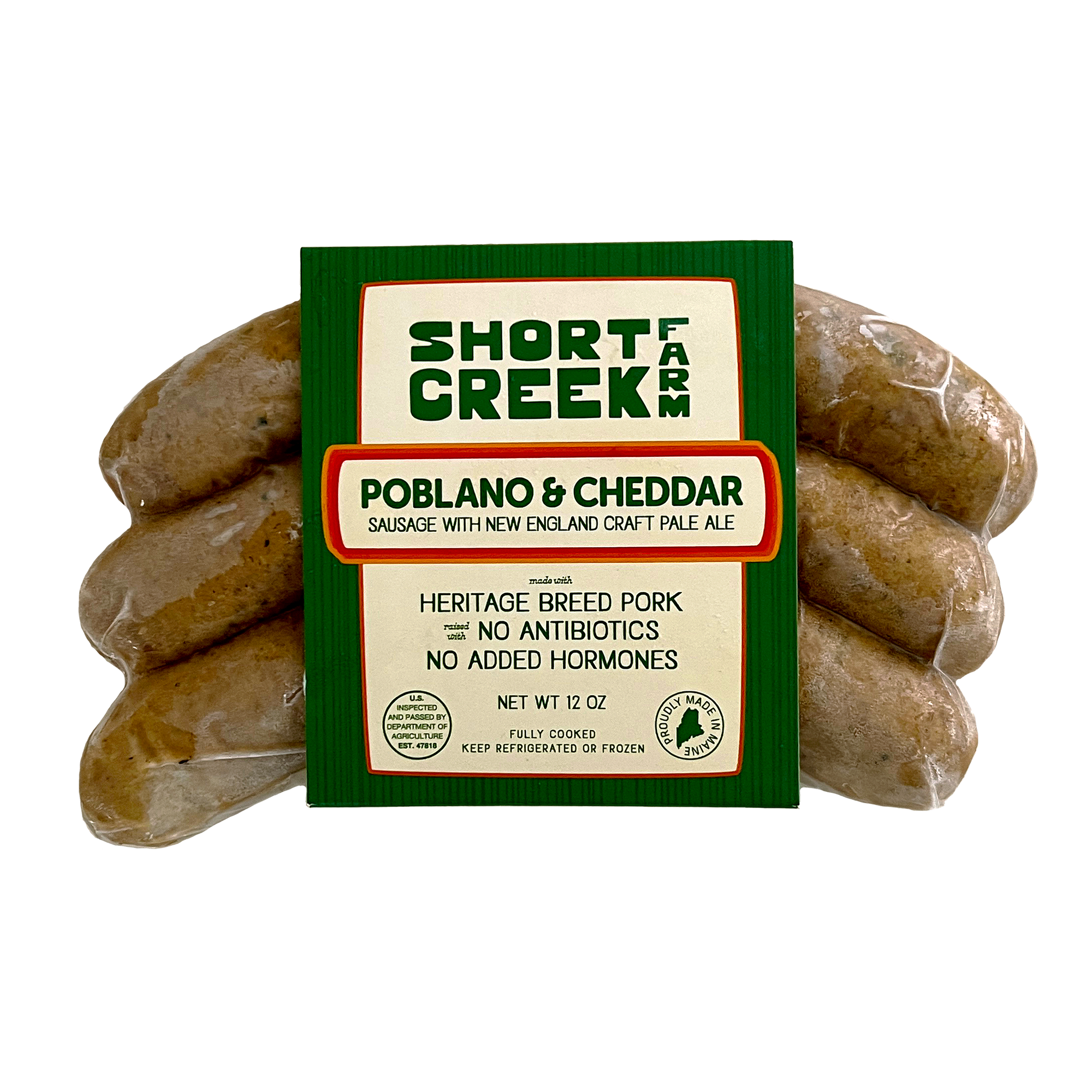 SGPOB Poblano & Cheddar Sausage (8/cs 12oz)