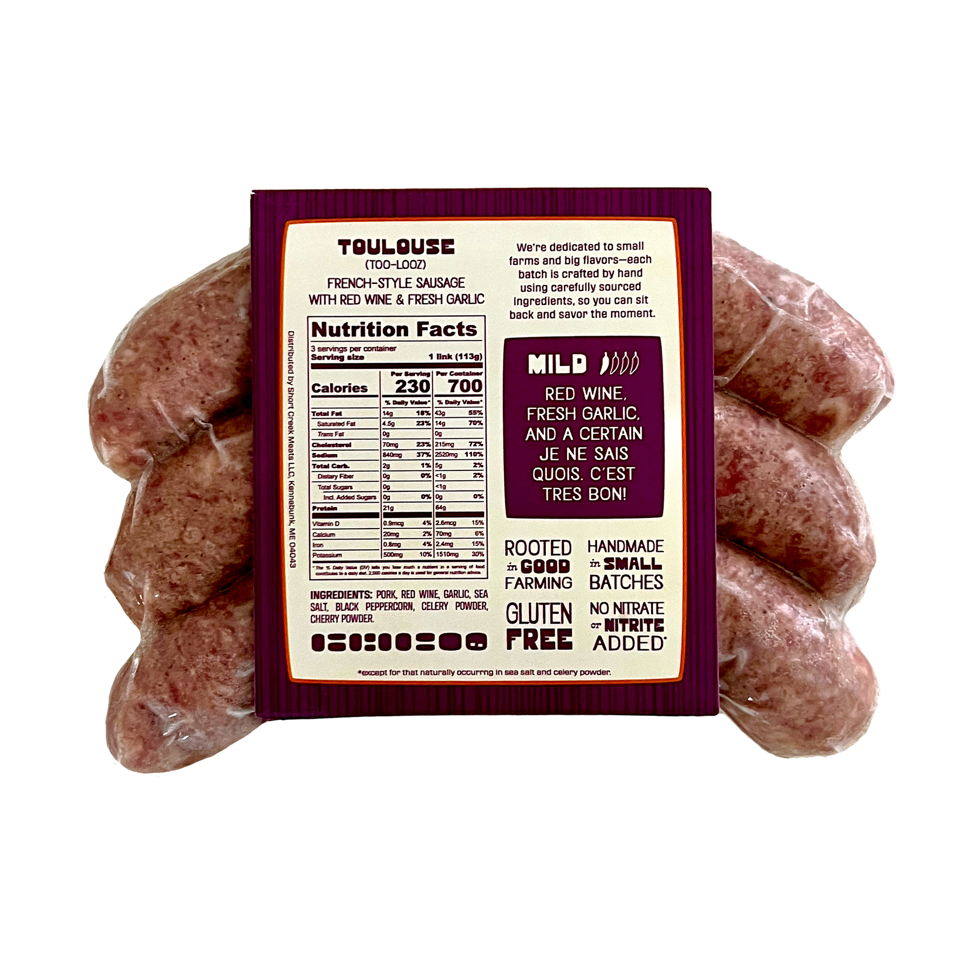 SGTOUL Toulouse Sausage (8/12z)